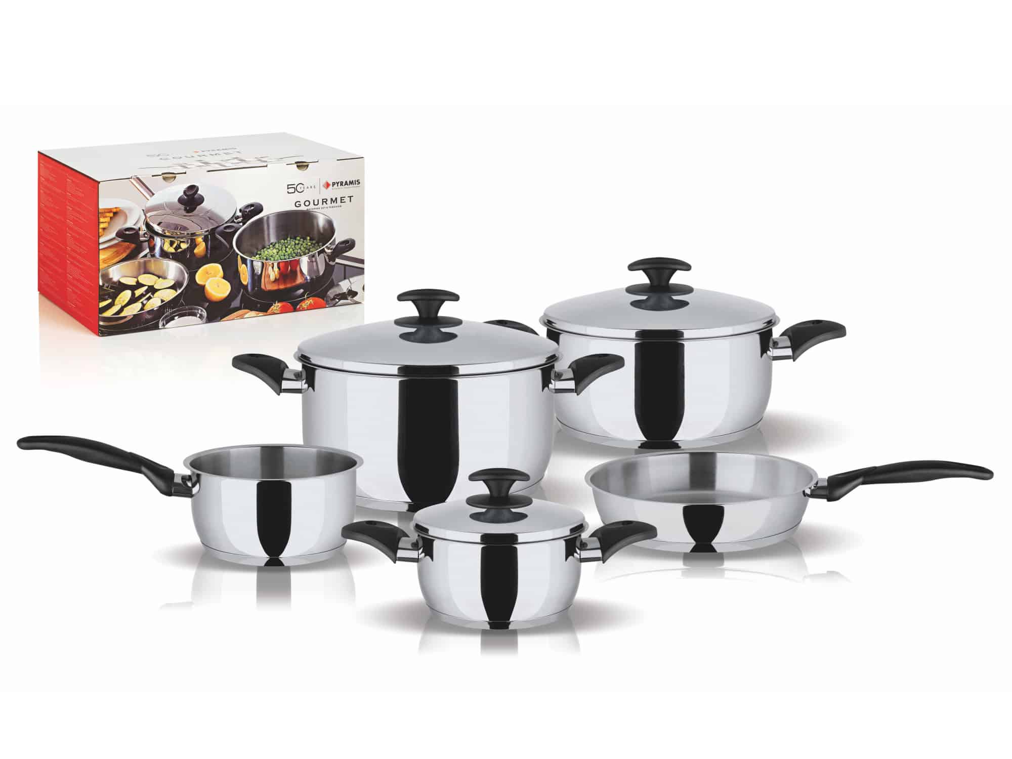 Set nádobí GOURMET, nerezová ocel