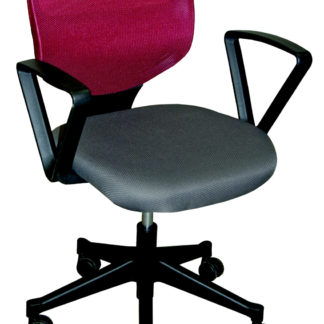 Manažerská židle VERA, šedá/vínová