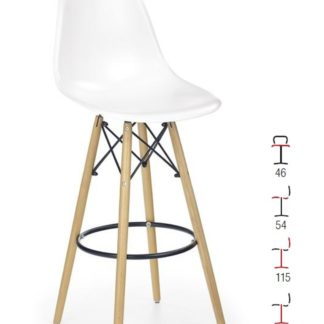 Barová židle ZH-51, bílá