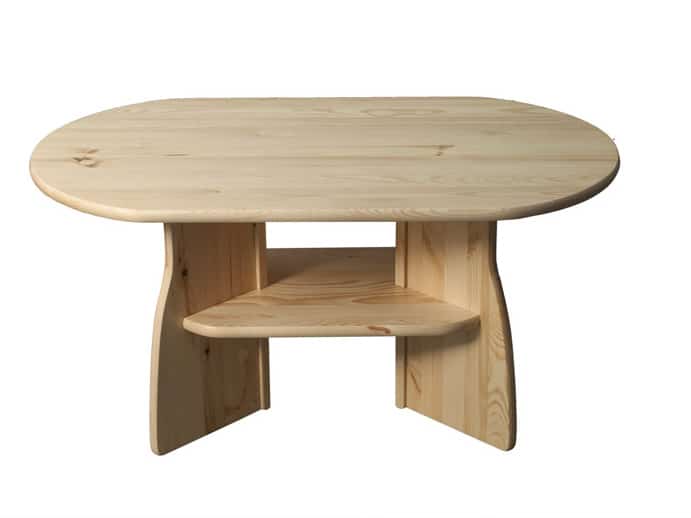 Konferenční stolek nr.6, masiv borovice, moření: ...