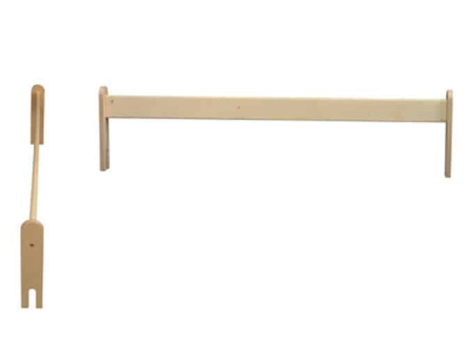 Bariéra k posteli, masiv borovice, moření: ...