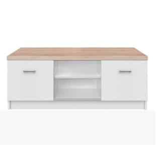 TOPTY TYP 15 RTV stolek 2D, bílá/dub sonoma