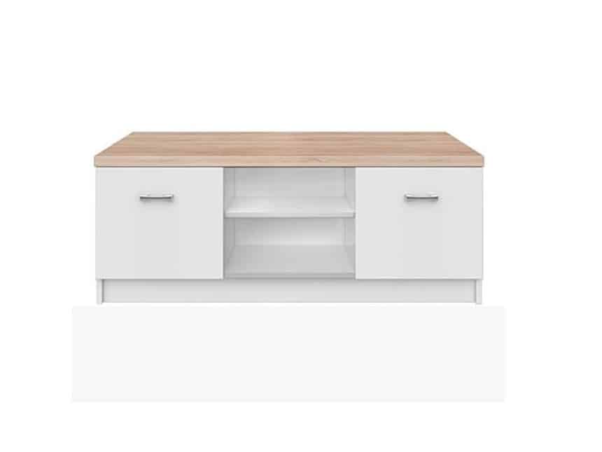 TOPTY TYP 15 RTV stolek 2D, bílá/dub sonoma