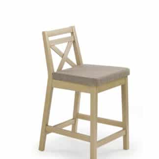 Barová židle nízká BORYS, dub sonoma