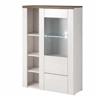 LARONA vitrína TYP 44, dub sonoma trufel/sibiu larche