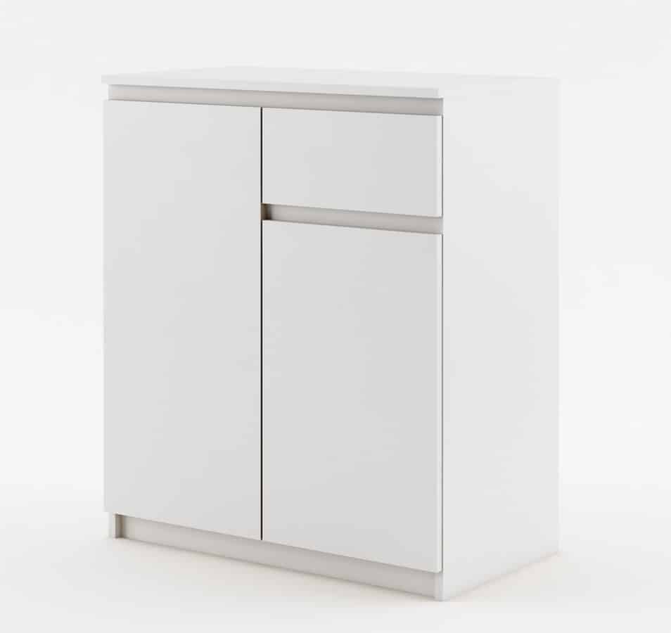 Komoda IDEA 2D1S, bílá