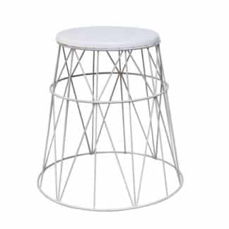 LAVON odkládací stolek, bílá