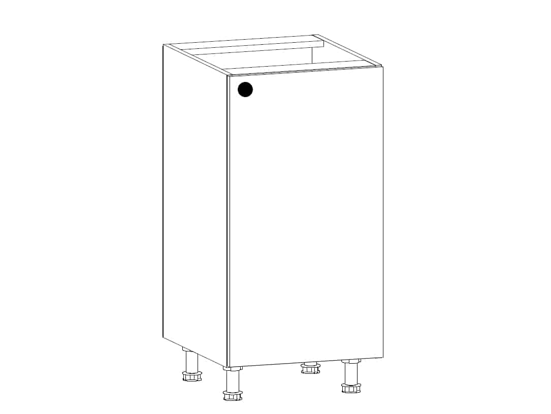 PROWANSJA dolní skříňka D40 pravá, borovice andersen