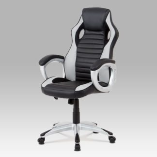 Kancelářská židle KA-V507 GREY, šedá/černá