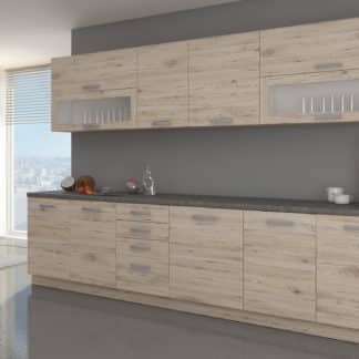 Kuchyně BORDEAUX 260, dub bordeaux