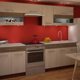 Kuchyně JURA NEW IA ZS 200/260 cm, rigoleto light