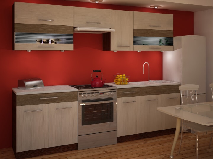 Kuchyně JURA NEW IA ZS 200/260 cm, rigoleto light