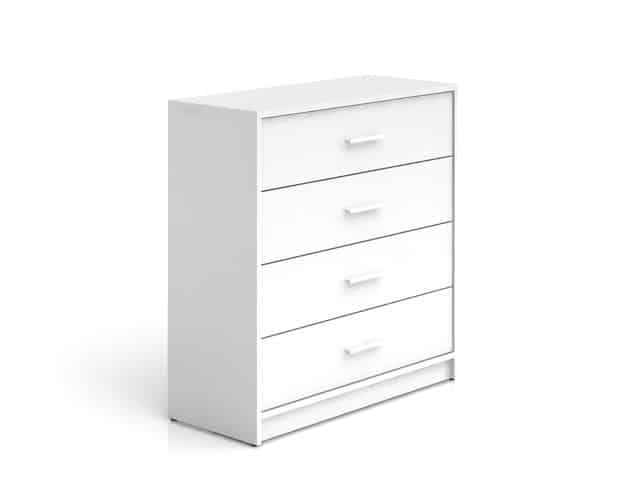 NEPO, komoda KOM4S, bílá