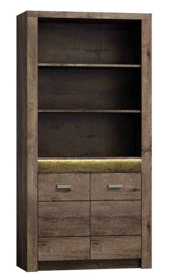 Regál INDIANAPOLIS I-5, jasan tmavý