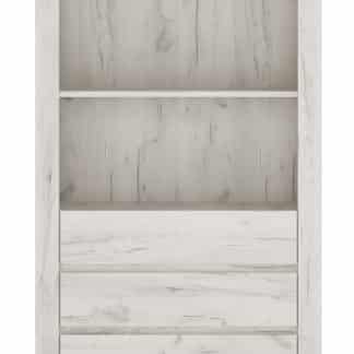 ANGEL, komoda 3S, dub bílý