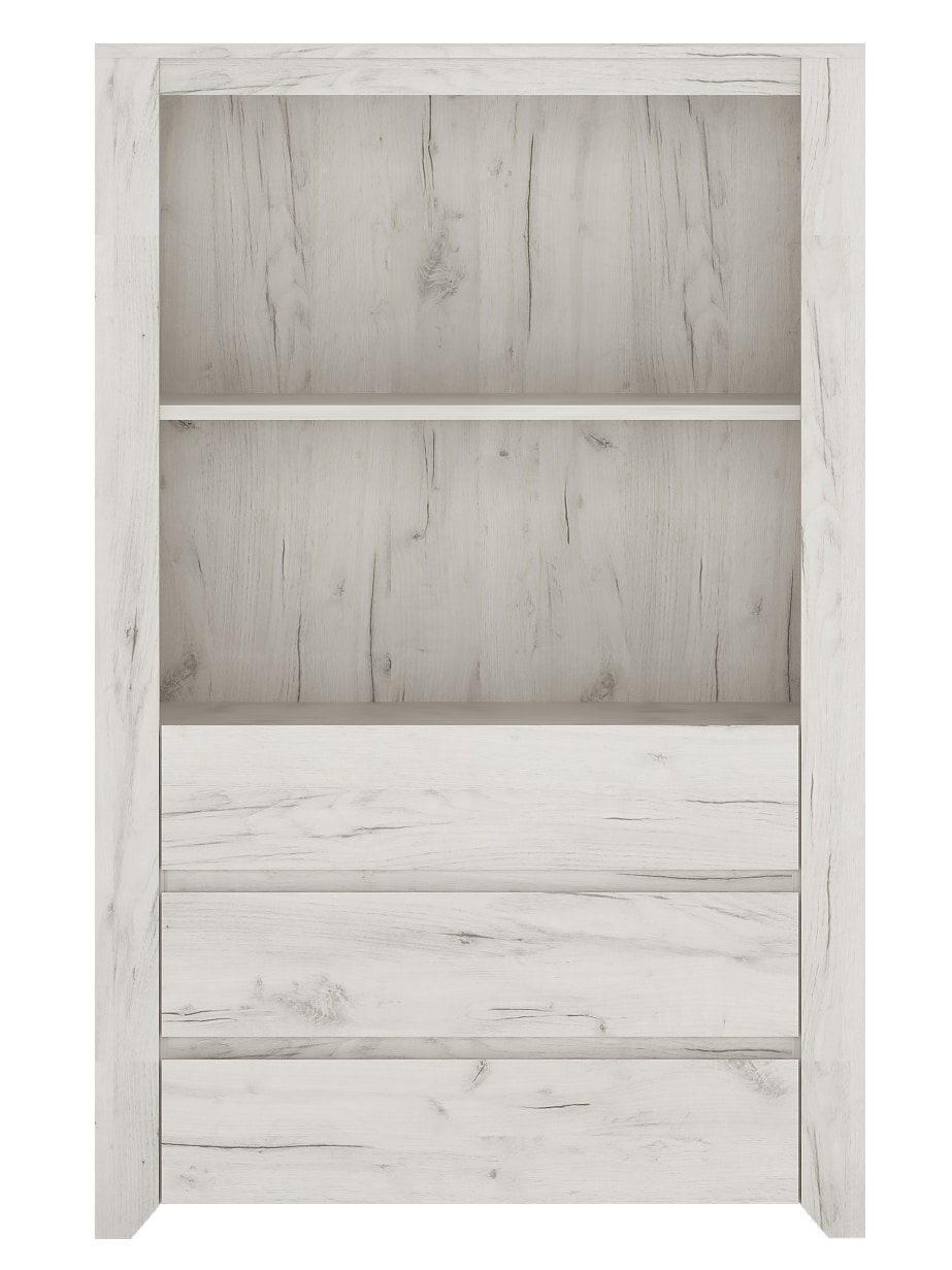 ANGEL, komoda 3S, dub bílý