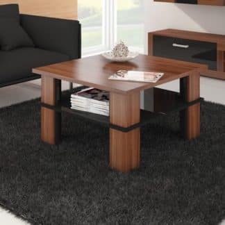 Konferenční stolek FUTURA 1, švestka wallis/černý lesk