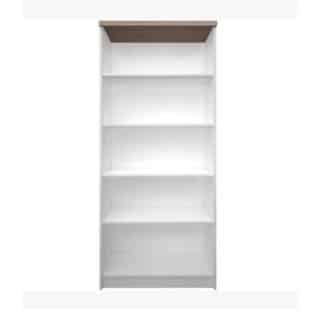 TOPTY TYP 06 otevřený regál vysoký, bílá/dub sonoma