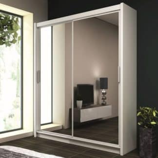 Šatní skříň PARIS 160 bílá