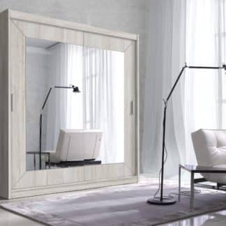 ALFA šatní skříň se zrcadlem 180 TYP 77, borovice canyon arctic