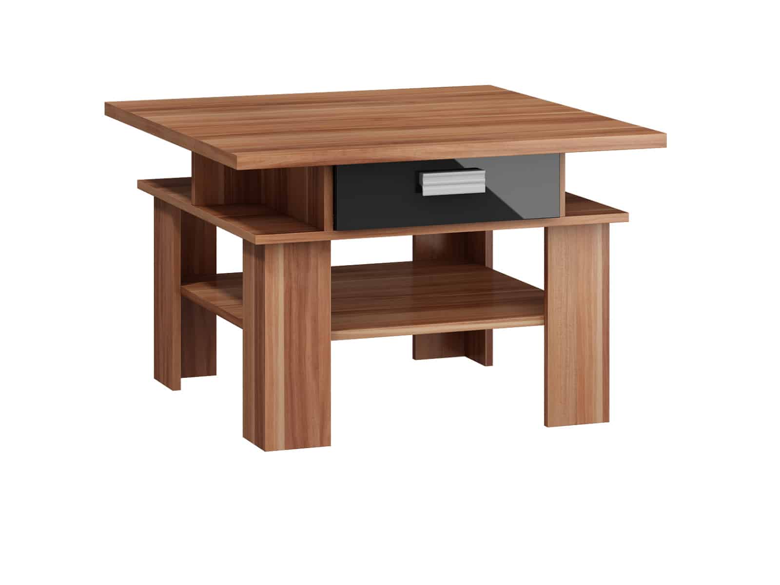 SOLO, konferenční stolek, švestka wallis/černý lesk