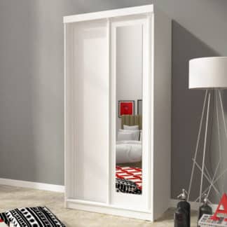 Skříň ALASKA 100 cm, bílá