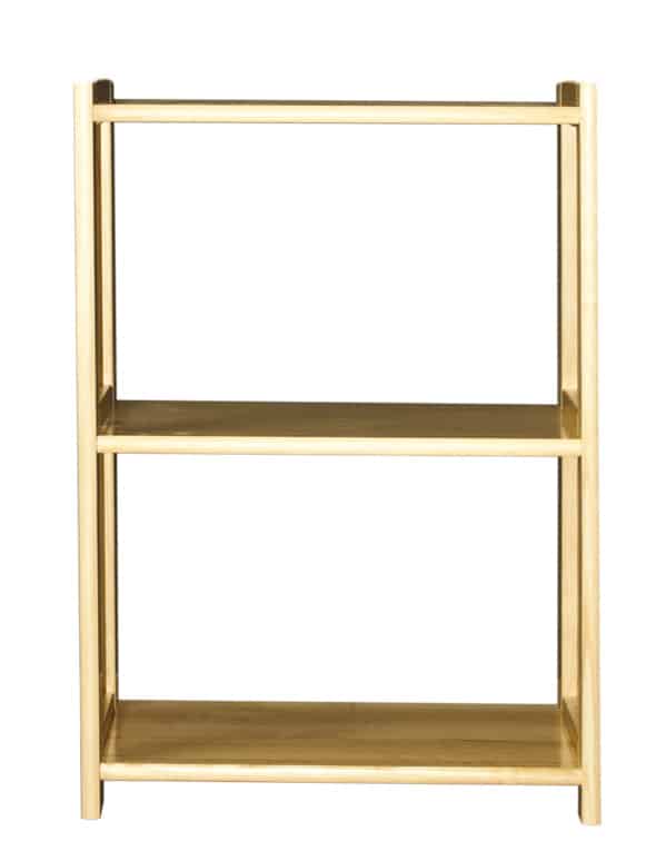 Regál ažurový výška 86 cm, šířka 50 cm, masiv borovice, moření: ...