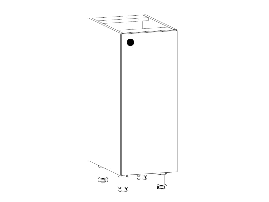 PROWANSJA dolní skříňka D30 pravá, borovice andersen