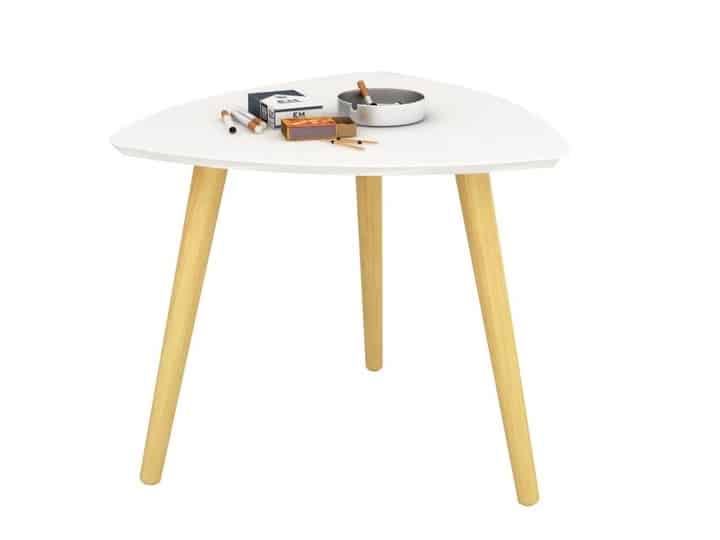 TAVAS odkládací stolek, bílá
