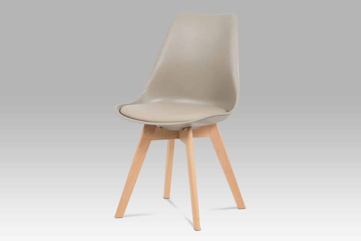Jídelní židle CT-752 LAT, latte / masiv buk