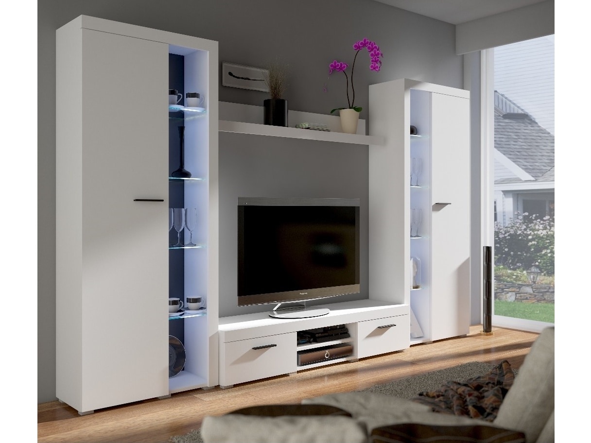 Obývací stěna RUMBA XL, bílá