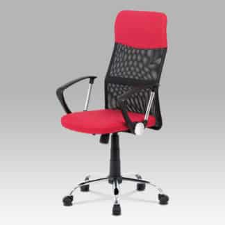 Kancelářská židle KA-V204 RED, červená/černá