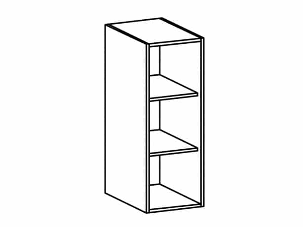 SYCYLIA, police horní otevřená W20o, borovice andersen