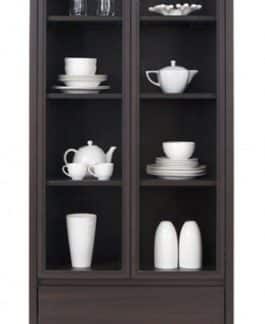 KASPIAN, vitrína REG2W2S, wenge