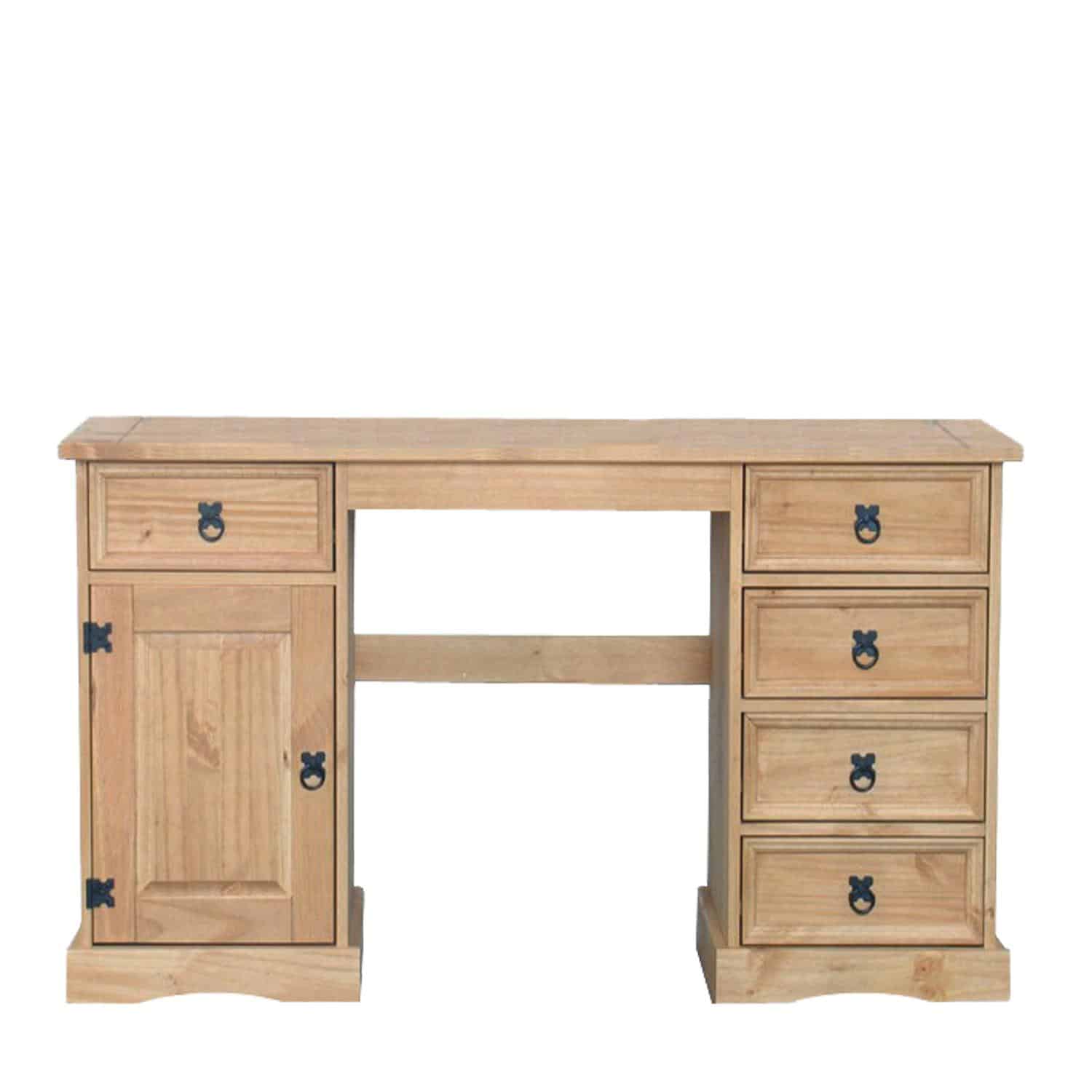 Psací stůl CORONA, masiv borovice, vosk