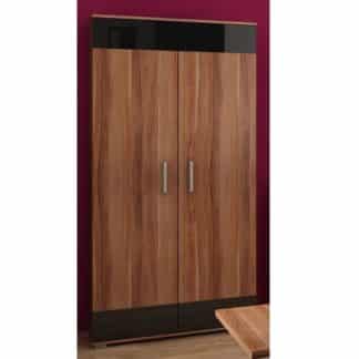 SOLAR, skříň, švestka/černý lesk