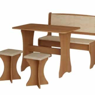 Kuchyňská sestava jednoduchá, béžová ekokůže, barva: