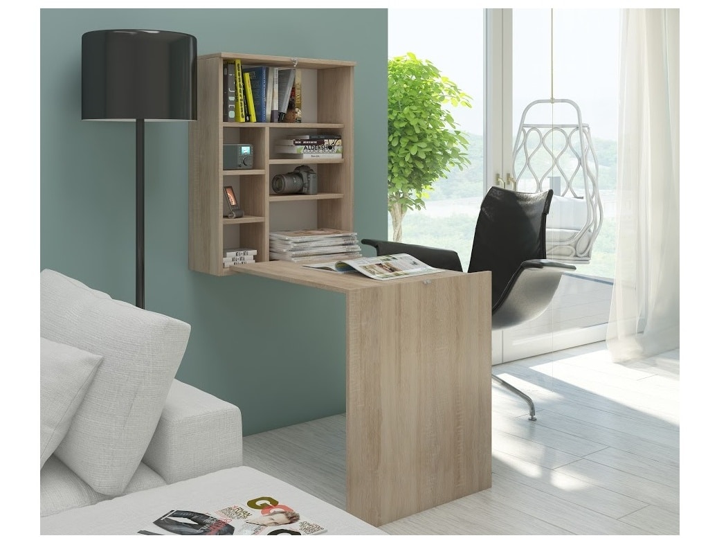Psací stůl HIDE, dub sonoma