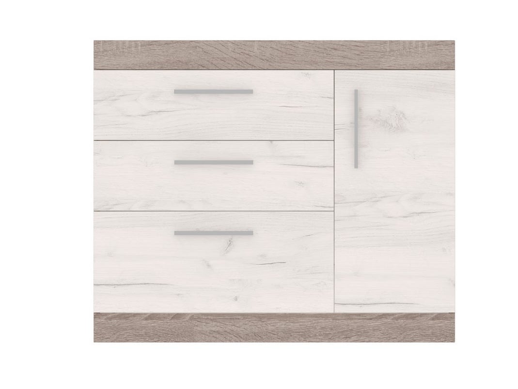 VN 2 - VENECIA komoda, dub truflový/dub bílý
