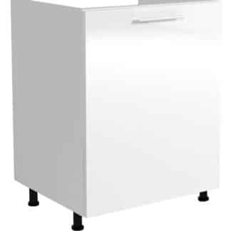 Dolní skříňka pod dřez VENTO DK-60/82, dvířka: sv.šedý lesk