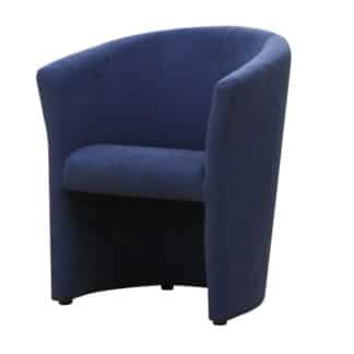 Křeslo CUBA, modrá látka