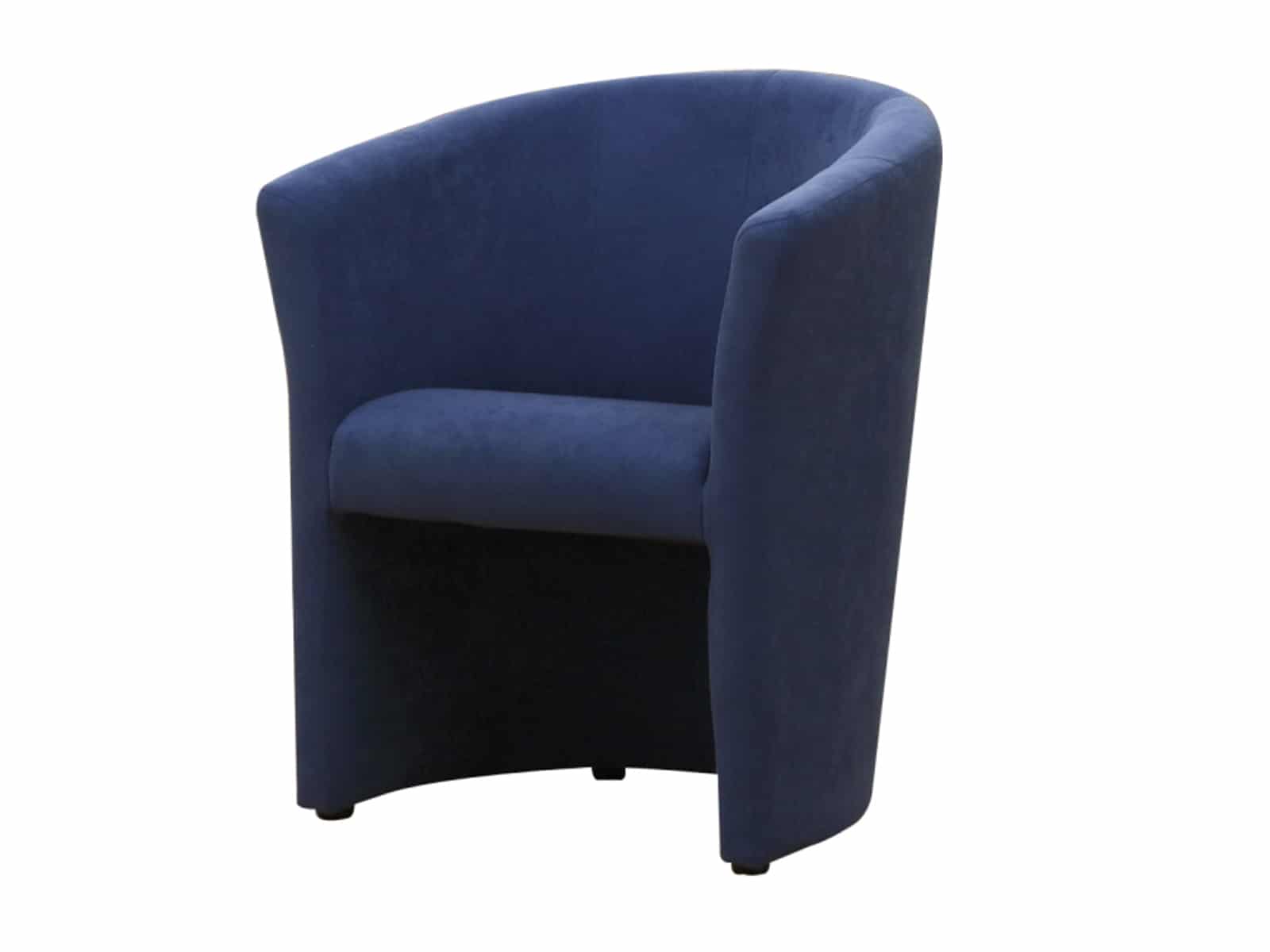 Křeslo CUBA, modrá látka