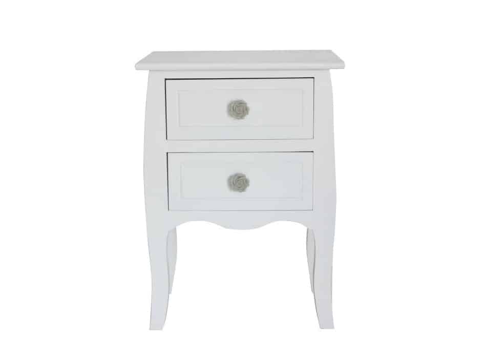BRAIN 2 komoda/noční stolek, bílá