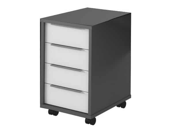 RIOMA kontejner TYP 14, grafit/bílá