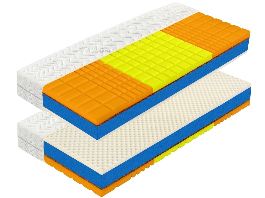 Matrace ROMANTIKA KAŠMÍR 90x200x24 cm, 1+1 ZDARMA