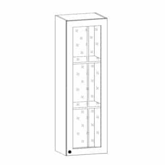 PROWANSJA horní vysoká vitrína W40S pravá, borovice andersen