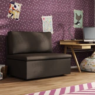 Křeslo KAMIL 6, hnědá látka