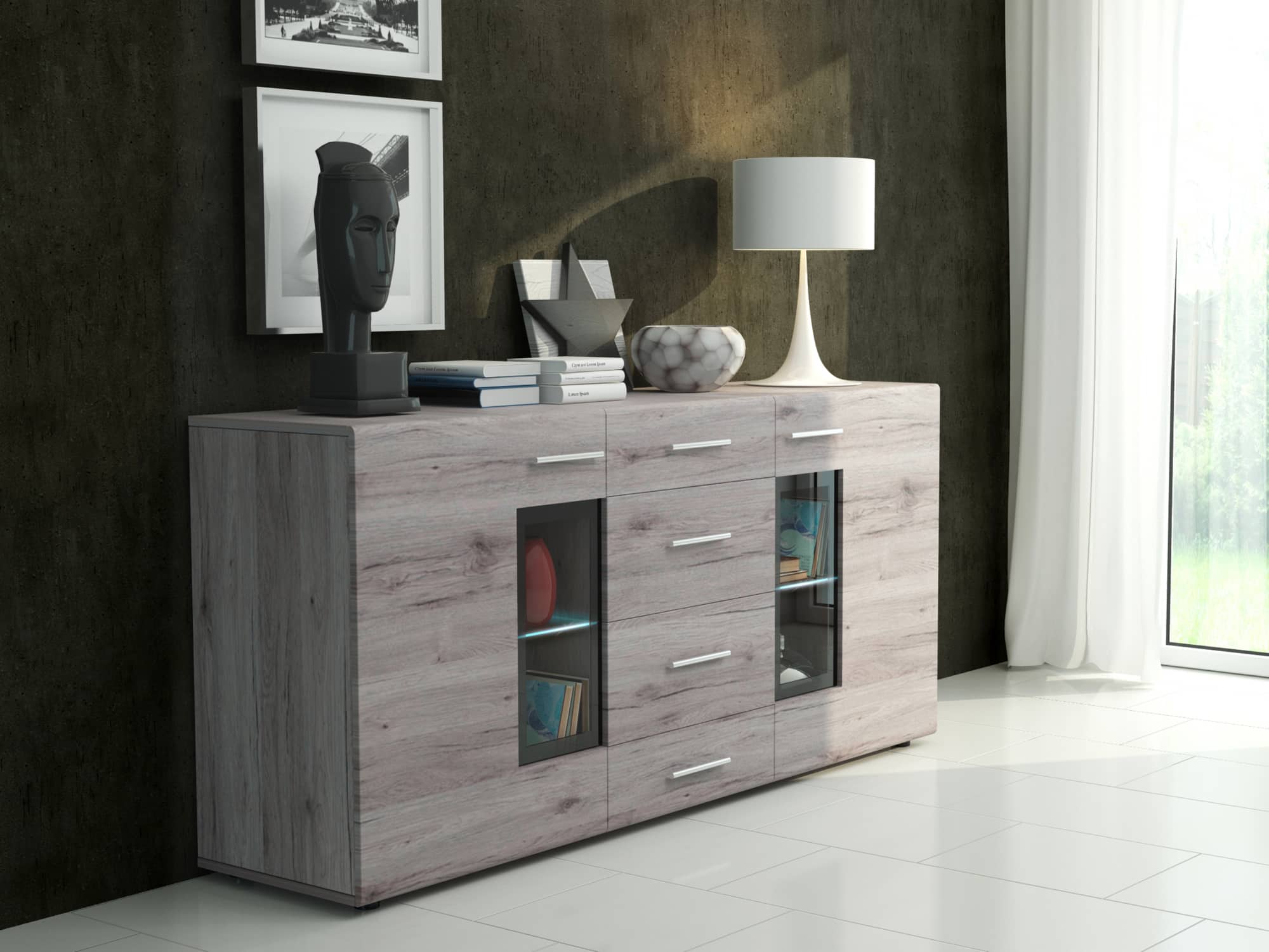 Komoda TANGO, san remo tmavé