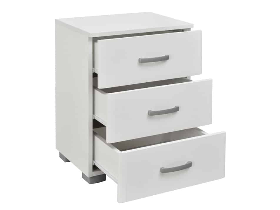 MATIS 3F noční stolek, bílá