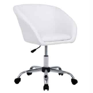 LENER KANC.KRESLO BIELA EKOKOZA T815-2